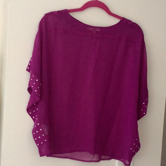 Ellen Tracy sheer top NWOT - Picture 2 of 5